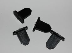 Dash Top Twist Fitting Rubber Sleeves x 4