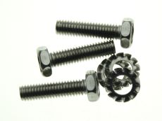 Glove Box / Package Tray Screws & Washers Stainless Steelx 3