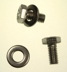 Mk2 Escort Bonnet Brace Securing Bolts & Washers Stainless Steel x 2