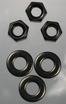 MK2 Escort Washer Bottle Tray Nuts & Washers x 3 in Stainless Steel
