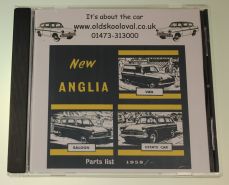Mk1 Anglia Parts Manual 1959/