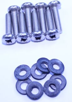 Mk3 Cortina Rear Light Lens Stainless Steel Screws & Rubber Washers