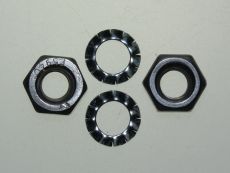 Rear Seat Nuts & Washers Stainless Steel x 2