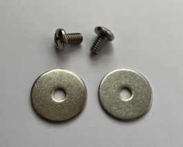 Stainless Steel Lower Quarter Window Channel Fixings x 2