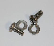 Lower Window Channel Screws & Washers All Stainless Steel x 2