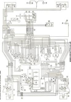 Mk2 Cortina Standard, Super & 1500 Wiring Diagrams